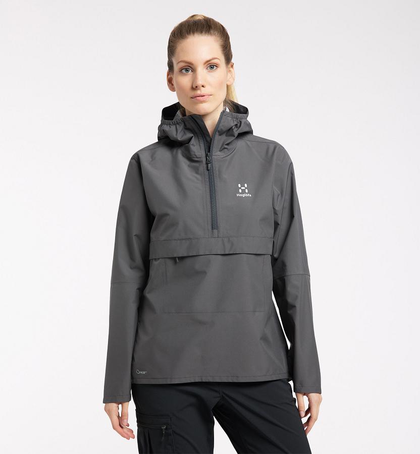 Haglöfs Womens Spira Waterproof Jacket Black New Zealand 50416VLCK